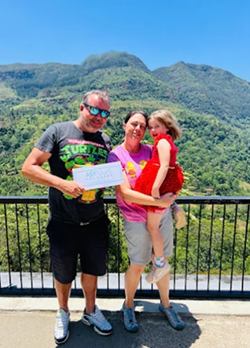 Travellers at a hill-country viewpoint, featured by ASY Tours.