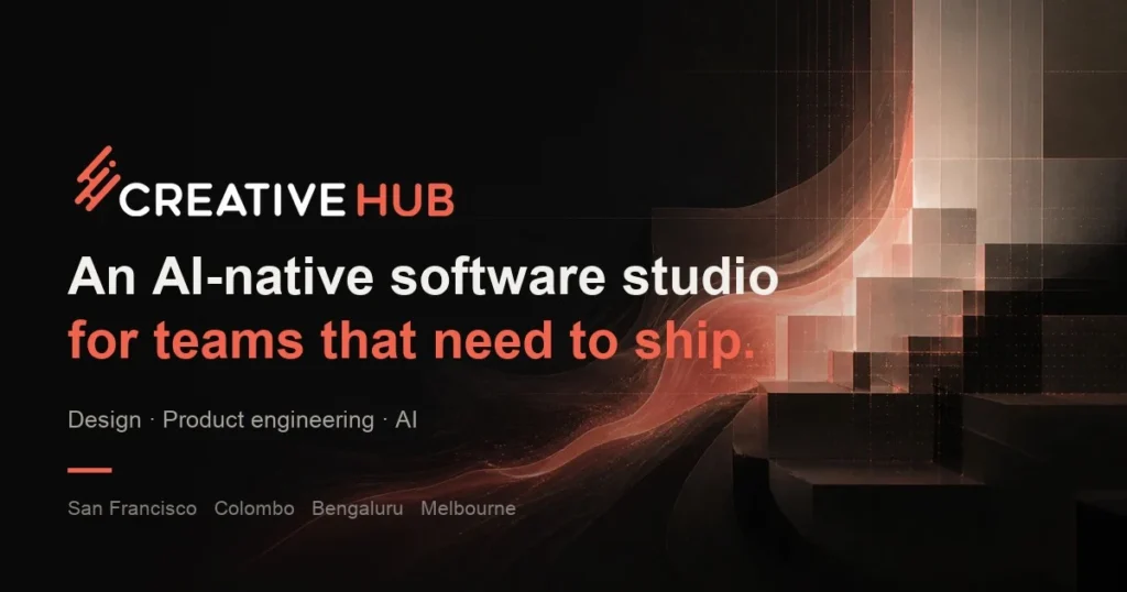 CreativeHub branded software studio graphic.