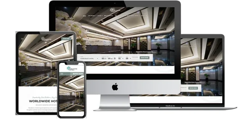 Responsive website portfolio presentation from eMarketingEye.