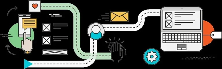 Email marketing illustration featured by Lanka E Marketing.