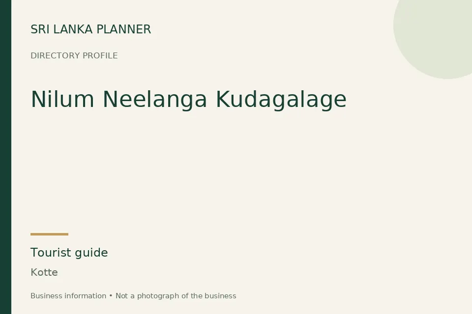 Directory cover for Nilum Neelanga Kudagalage in Kotte, Sri Lanka